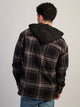 KOLBY KOLBY FLANNEL HOODIE - BLACK - Boathouse