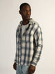 KOLBY KOLBY FLANNEL HOODIE - BLUE - Boathouse