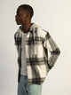 KOLBY KOLBY FLANNEL HOODIE - GREY - Boathouse