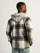 KOLBY KOLBY FLANNEL HOODIE - GREY - Boathouse