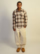 KOLBY KOLBY BOXY PLAID SHIRT - OFF WHITE - Boathouse
