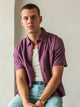 KOLBY KOLBY BOXY PLAID SHIRT - BURGUNDY - Boathouse