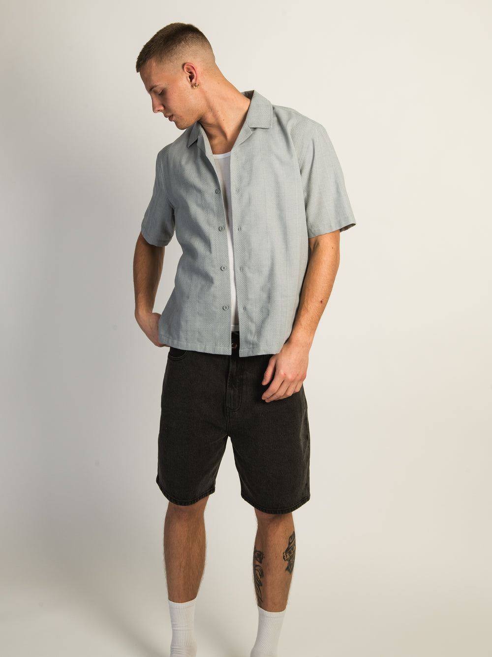 CHEMISE KOLBY BOXY FIT – BLEU