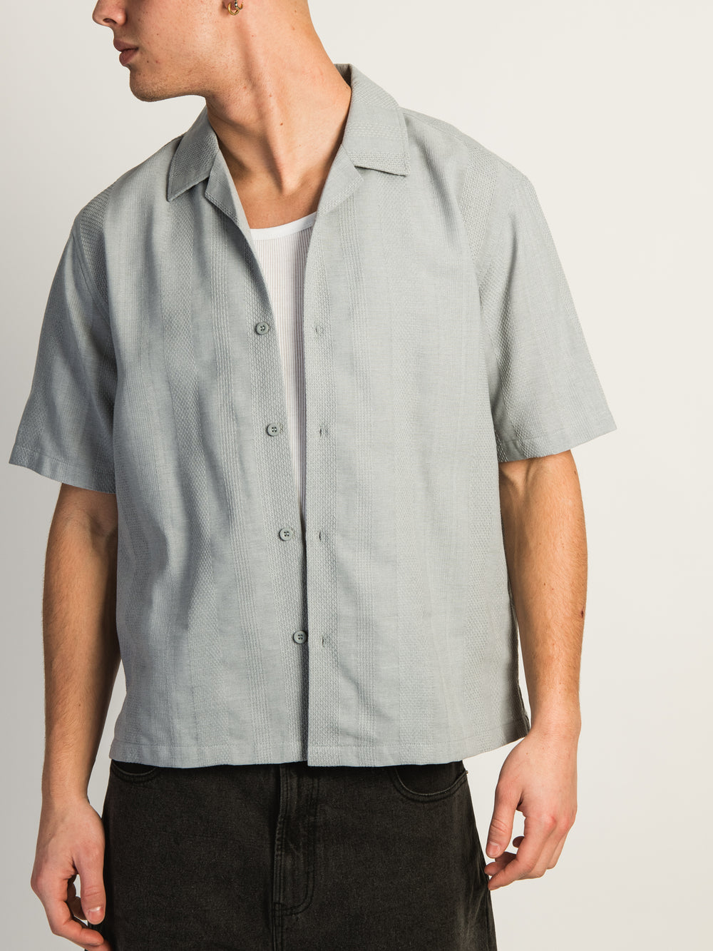 CHEMISE KOLBY BOXY FIT – BLEU