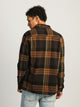 KOLBY KOLBY OVERSIZED BUTTON UP - BROWN - CLEARANCE - Boathouse