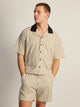 KOLBY KOLBY SHORT CUT RIBBED BUTTON UP - PINSTRIPE - Boathouse