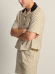 KOLBY KOLBY SHORT CUT RIBBED BUTTON UP - PINSTRIPE - Boathouse