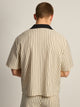KOLBY KOLBY SHORT CUT RIBBED BUTTON UP - PINSTRIPE - Boathouse