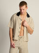 KOLBY KOLBY SHORT CUT RIBBED BUTTON UP - PINSTRIPE - Boathouse