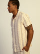 CHEMISE KOLBY AMPLE À RAYURES – NATUREL