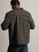 KOLBY KOLBY SHORT CUT FLANNEL - BLACK - Boathouse