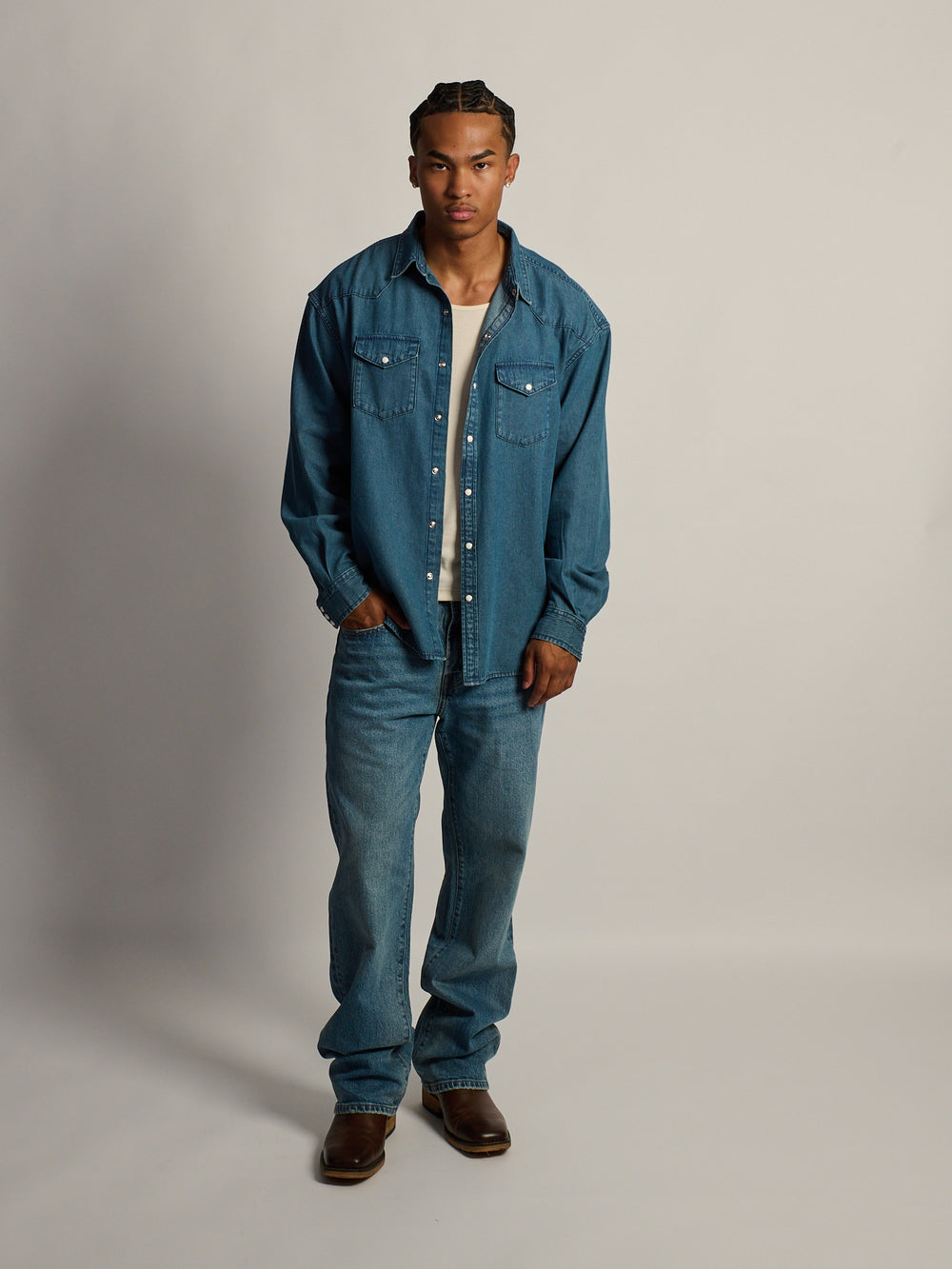 CHEMISE WESTERN KOLBY - JEAN
