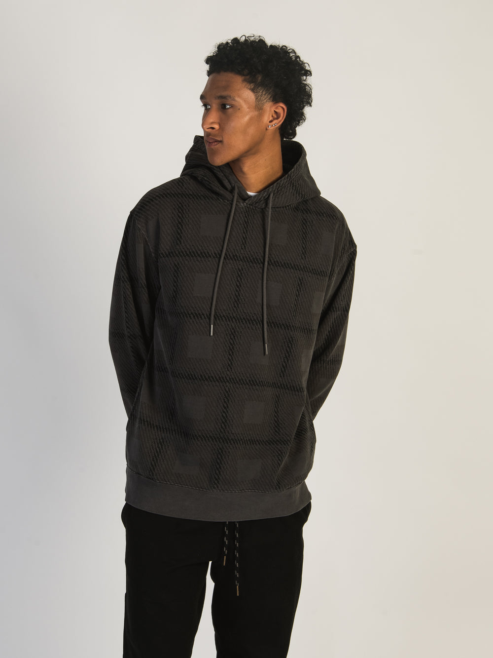 KOLBY PARKER PLAID HOODIE - CLEARANCE