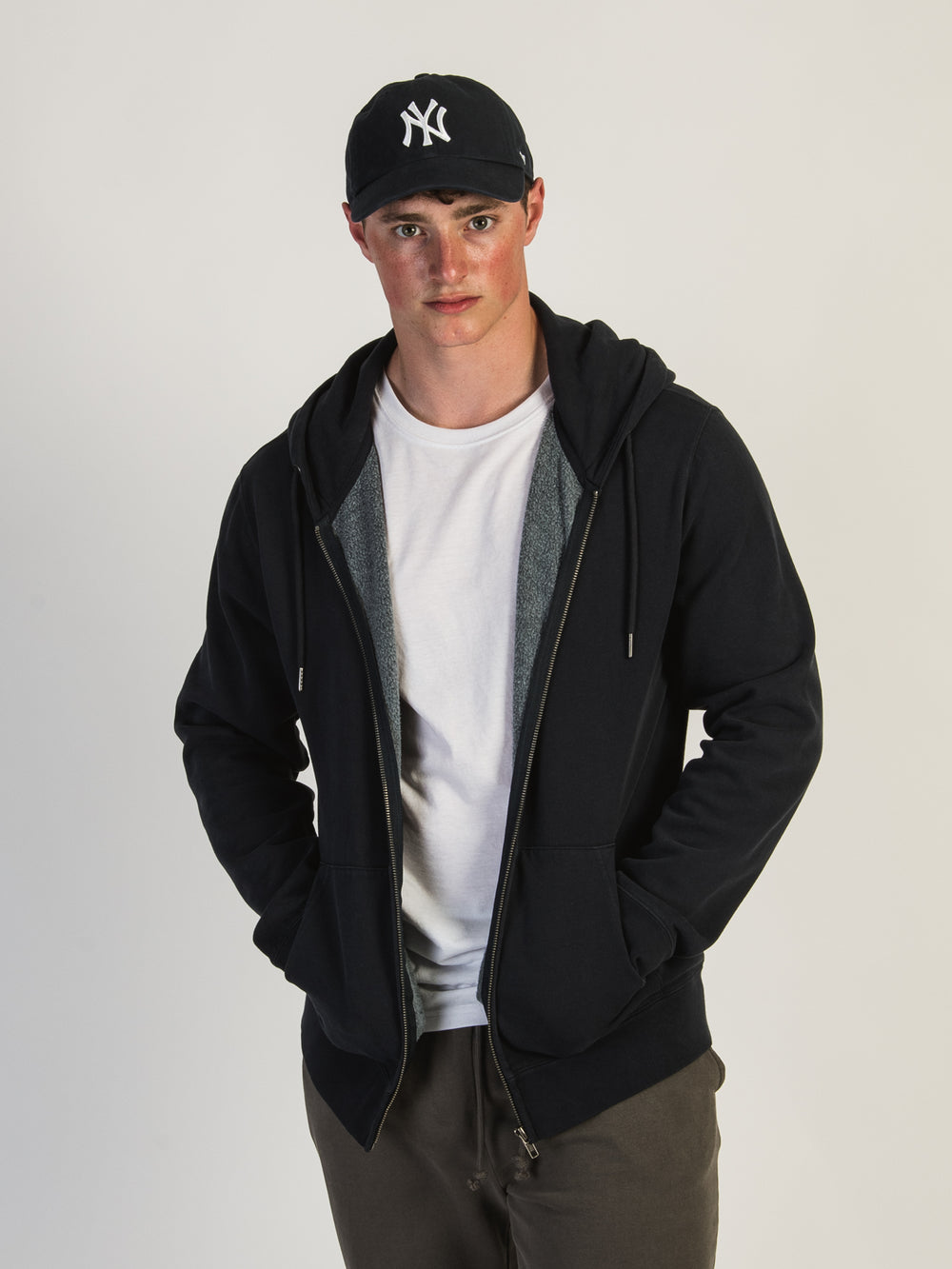 KOLBY KOLBY RALLY ZIP FRONT HOODIE - CLEARANCE - Boathouse