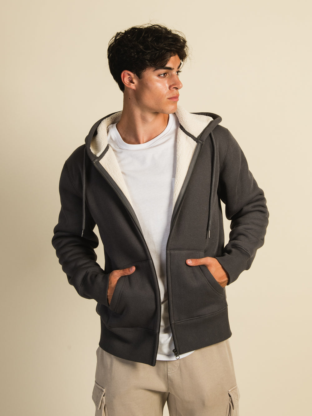 CAPUCHE POLAIRE DOUBLÉE SHERPA KOLBY - DÉGAGEMENT