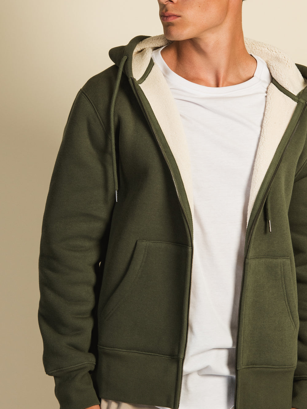 KOLBY SHERPA LINED FLEECE HOOD - CLEARANCE