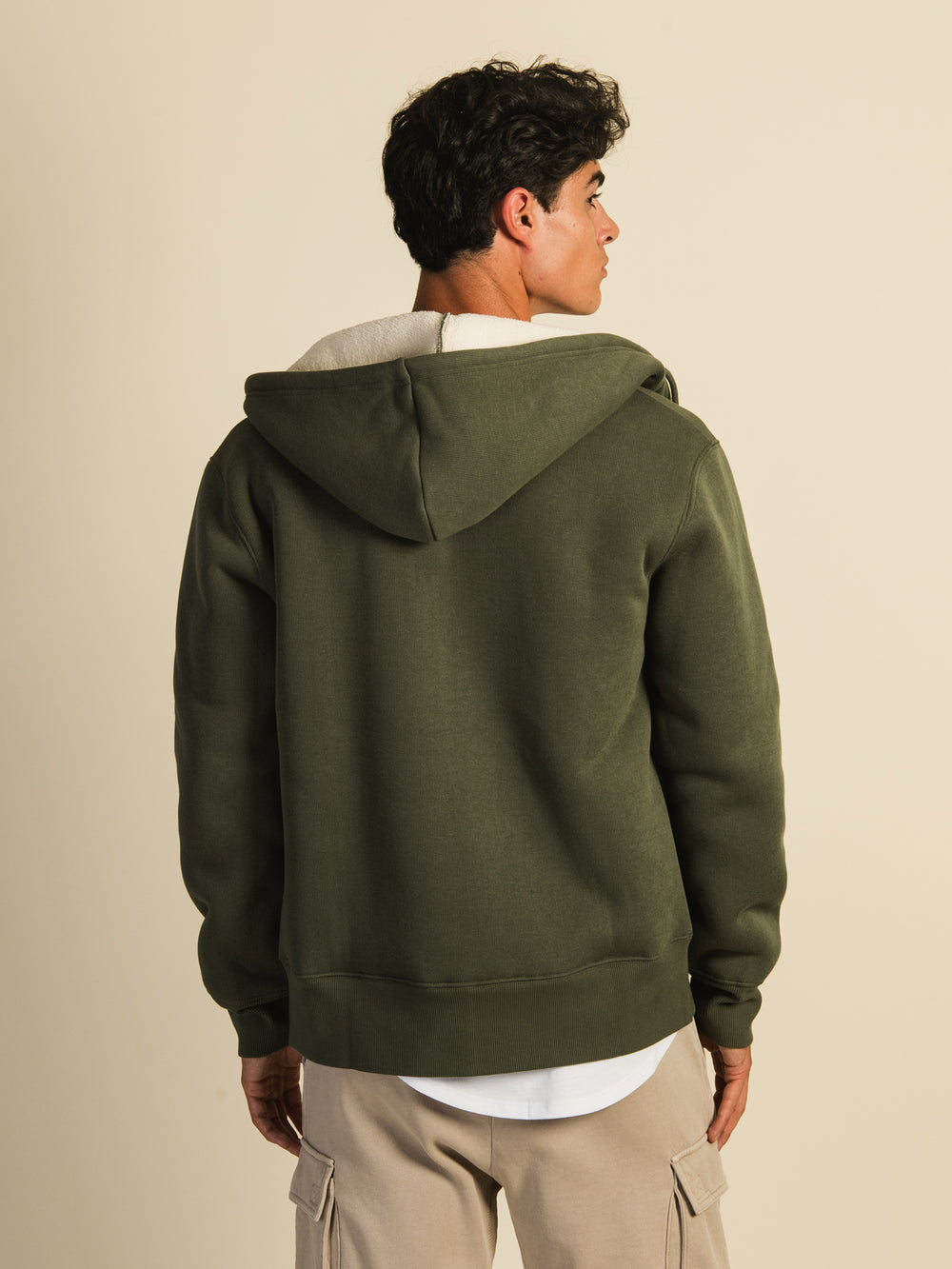 KOLBY SHERPA LINED FLEECE HOOD - CLEARANCE