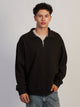 KOLBY KOLBY RELAXED FIT QUARTER ZIP - BLACK - Boathouse