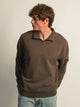 KOLBY KOLBY RELAXED FIT QUARTER ZIP - CHOCOLATE - Boathouse