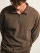 KOLBY KOLBY RELAXED FIT QUARTER ZIP - CHOCOLATE - Boathouse