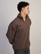 KOLBY KOLBY RELAXED FIT QUARTER ZIP - CHOCOLATE - Boathouse