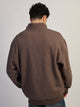 KOLBY KOLBY RELAXED FIT QUARTER ZIP - CHOCOLATE - Boathouse