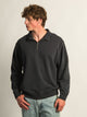KOLBY RELAXED FIT QUARTER ZIP - NAVY