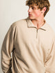 KOLBY KOLBY RELAXED FIT QUARTER ZIP - PEBBLE - Boathouse