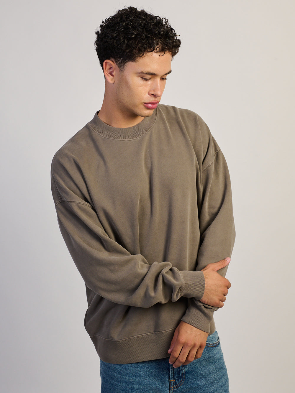 KOLBY KOLBY STRIPED RELAXED CREW FIT - IRON - Boathouse