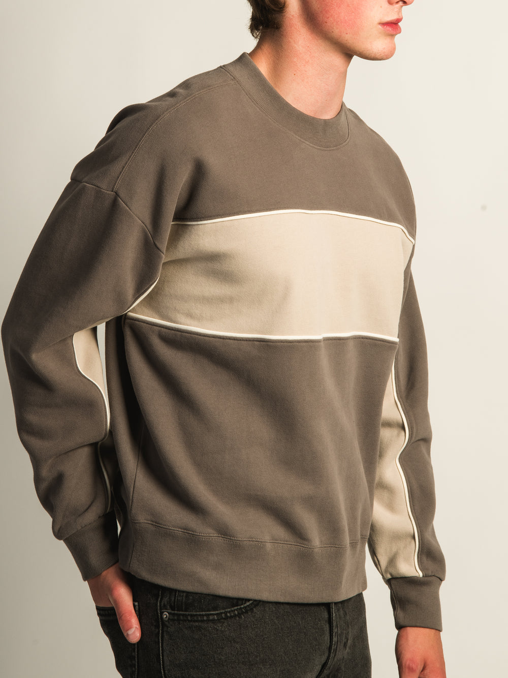 HOODIE KOLBY COUPE DÉCONTRACTÉE À RAYURES - IRON