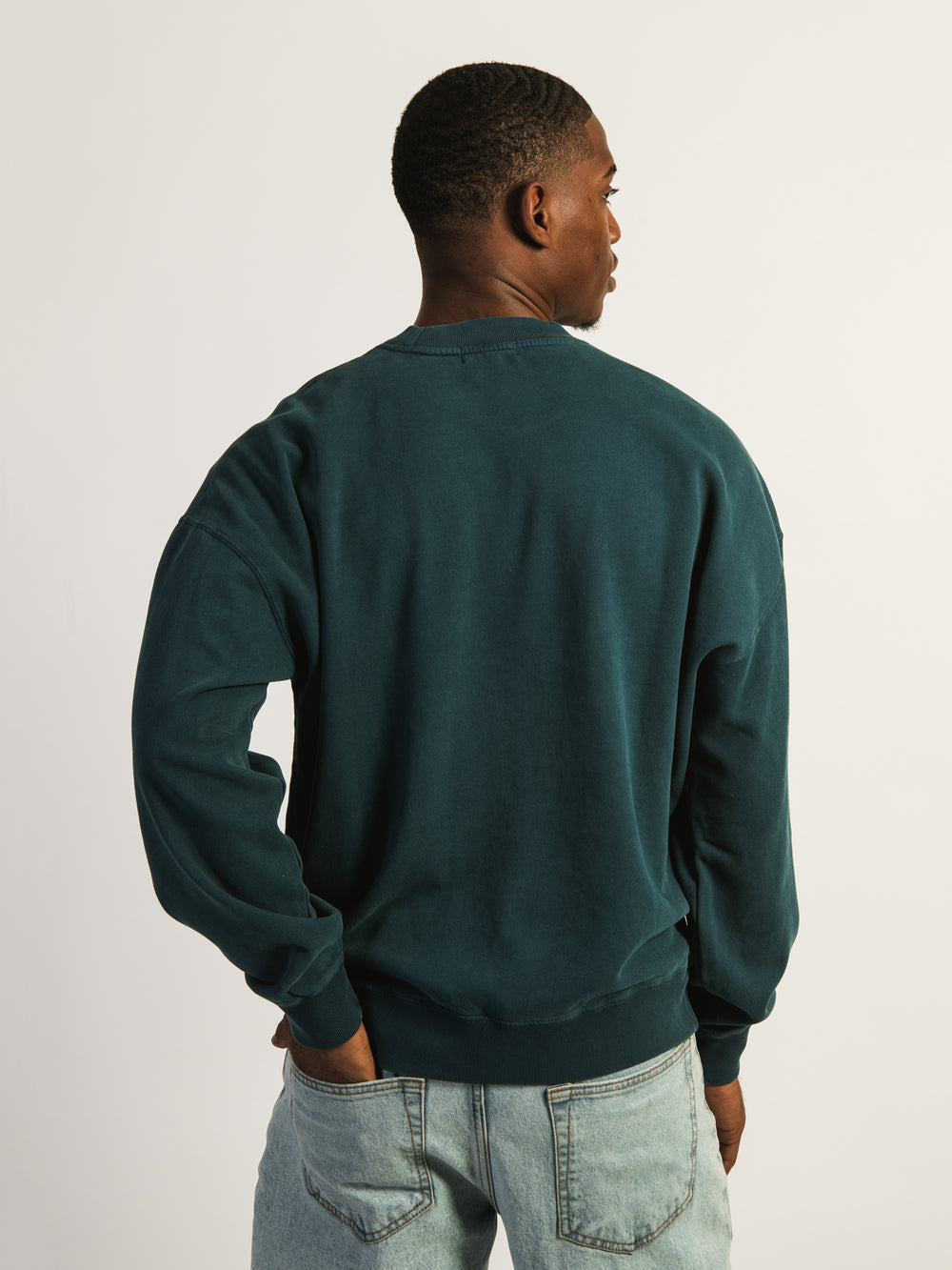 KOLBY RELAXED FIT CREW - TEAL
