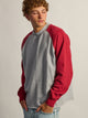KOLBY KOLBY RAGLAN CREWNECK - VINTAGE RED - Boathouse