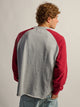 KOLBY KOLBY RAGLAN CREWNECK - VINTAGE RED - Boathouse