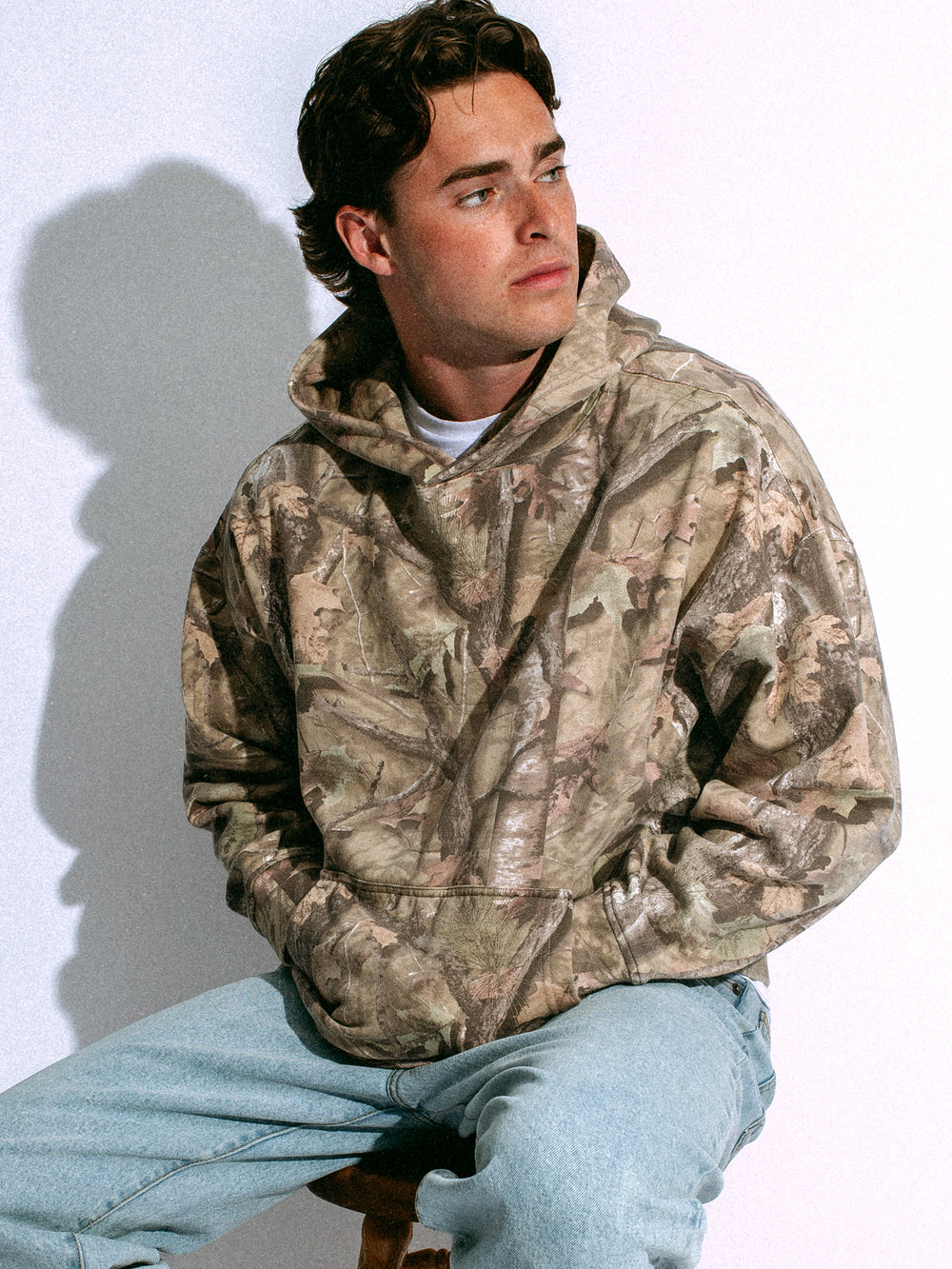 KOLBY RELAXED FIT HOODIE - CAMO