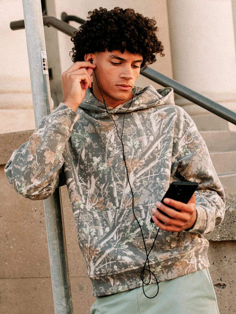 KOLBY RELAXED FIT HOODIE - CAMOUFLAGE
