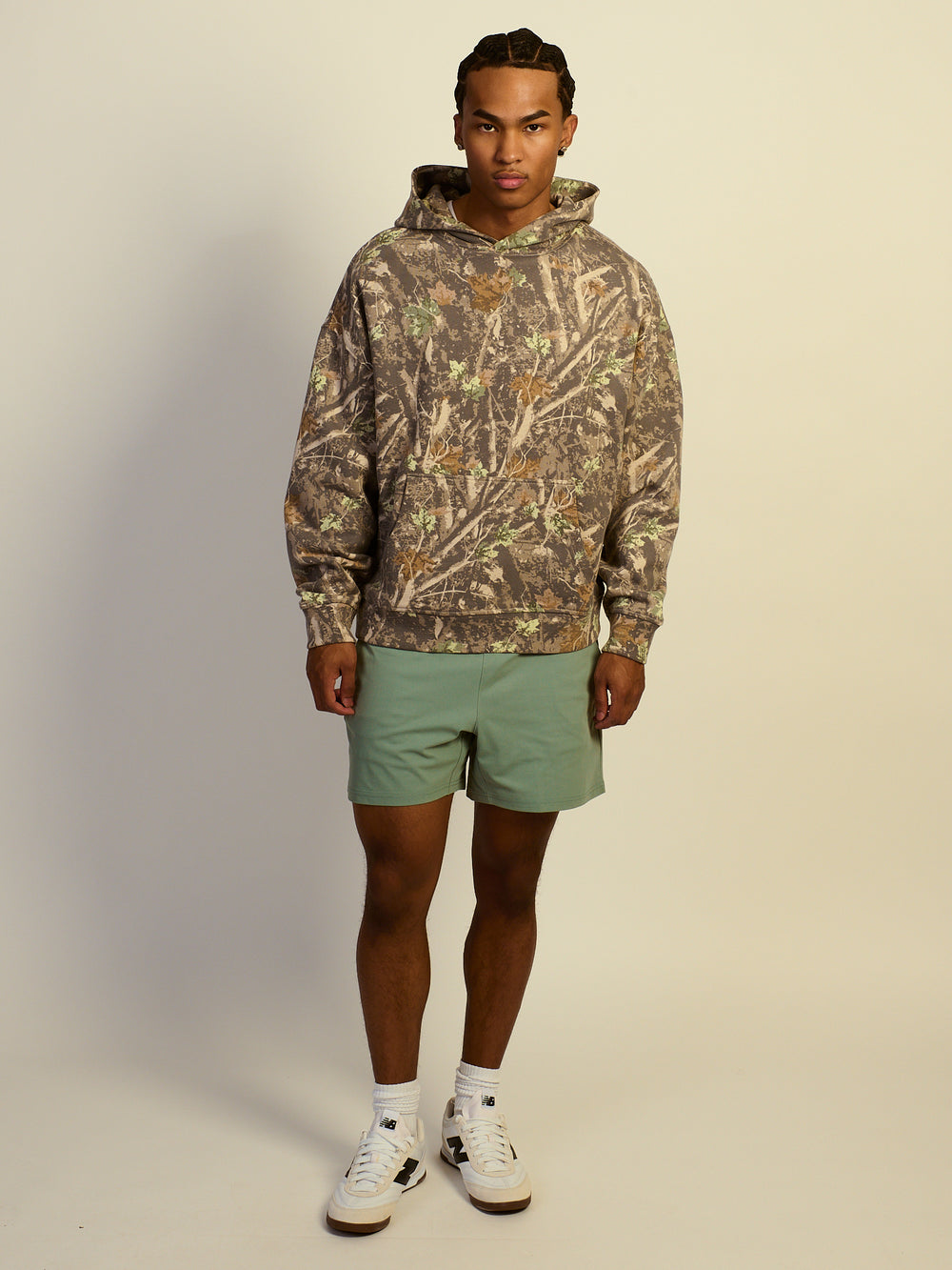 HOODIE KOLBY COUPE AMPLE - CAMOUFLAGE