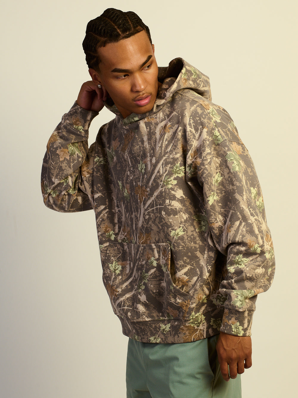 KOLBY RELAXED FIT HOODIE - CAMOUFLAGE