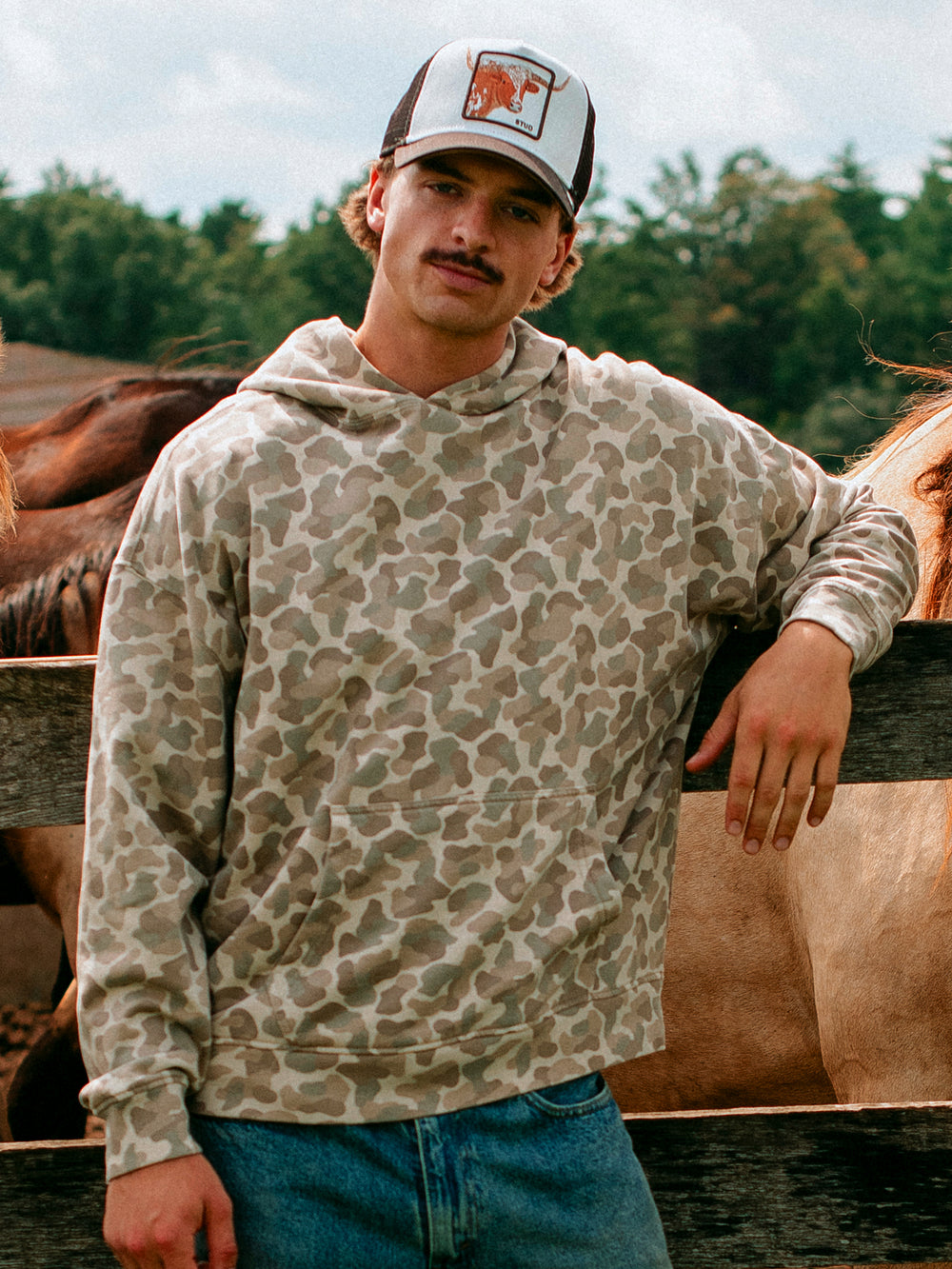 HOODIE DÉCONTRACTÉ KOLBY - CAMOUFLAGE