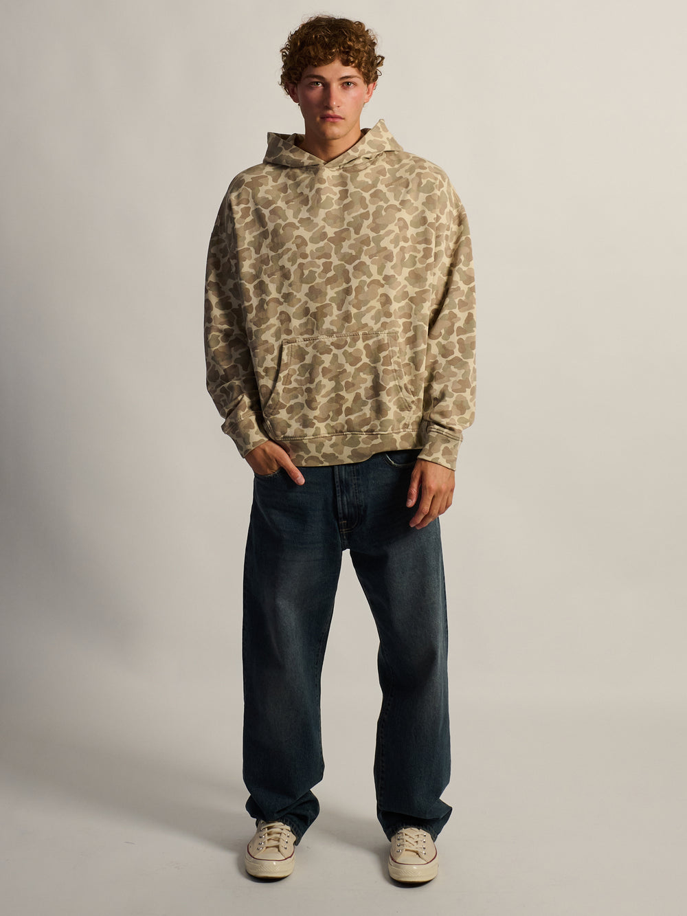 KOLBY RELAXED FIT HOODIE - CAMOUFLAGE