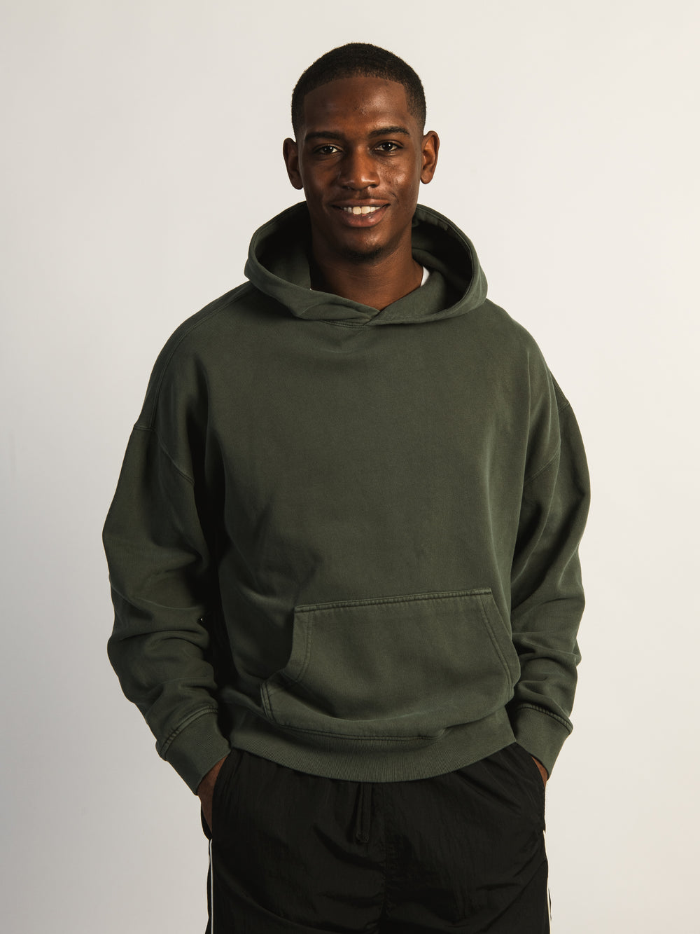 KOLBY RELAXED FIT HOODIE - GREEN