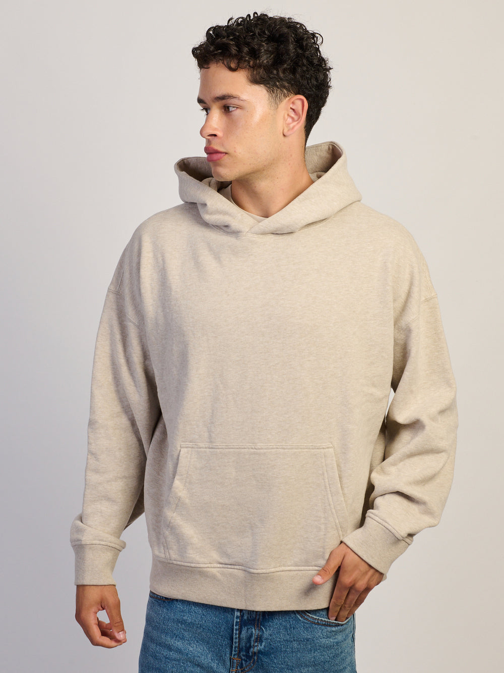 KOLBY KOLBY RELAXED FIT HOODIE - OATMEAL - Boathouse