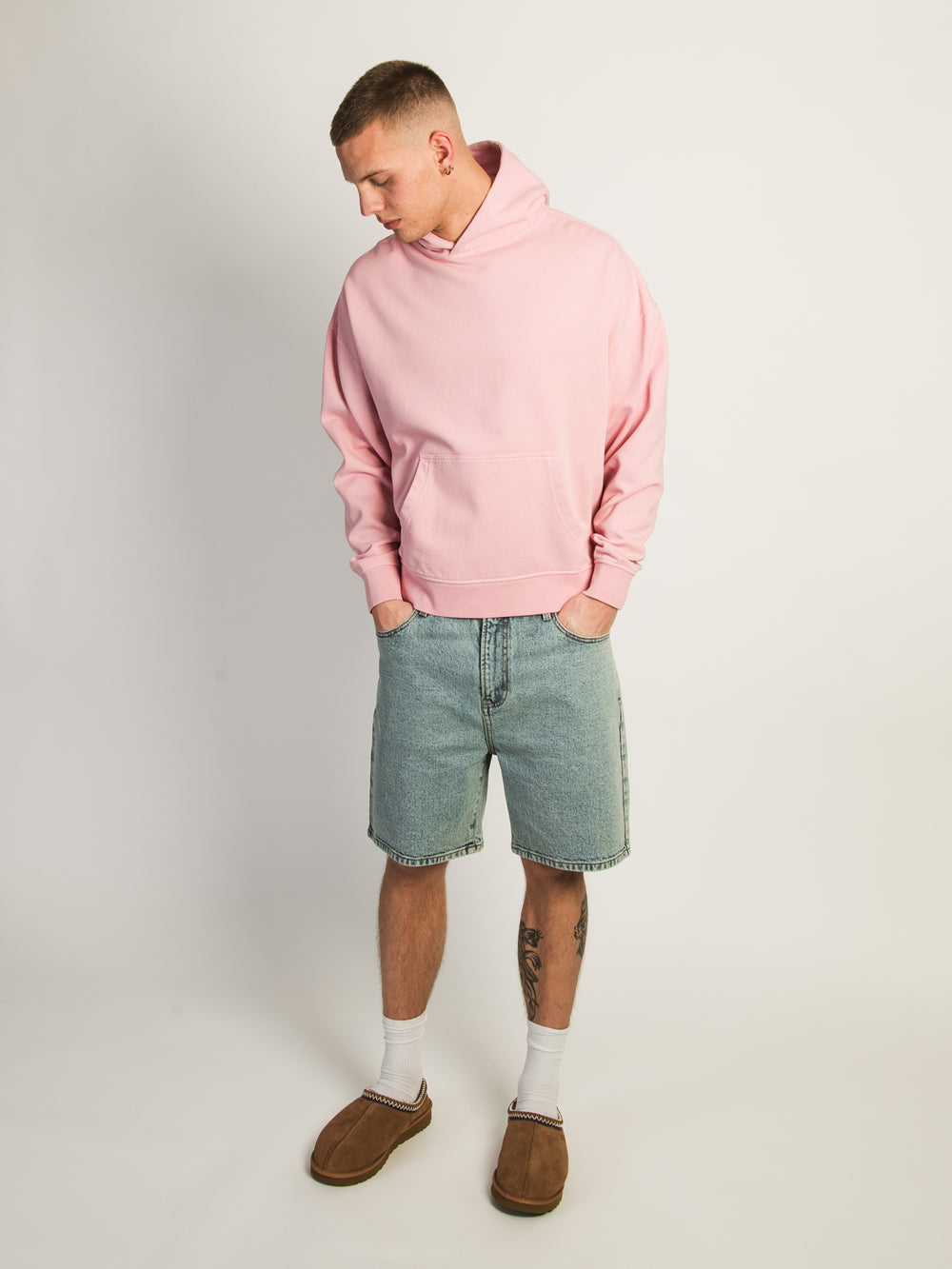 KOLBY RELAXED FIT HOODIE - PINK