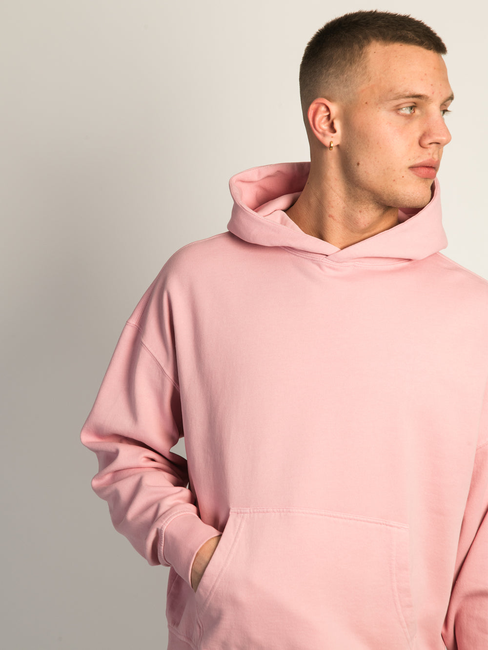 KOLBY RELAXED FIT HOODIE - PINK