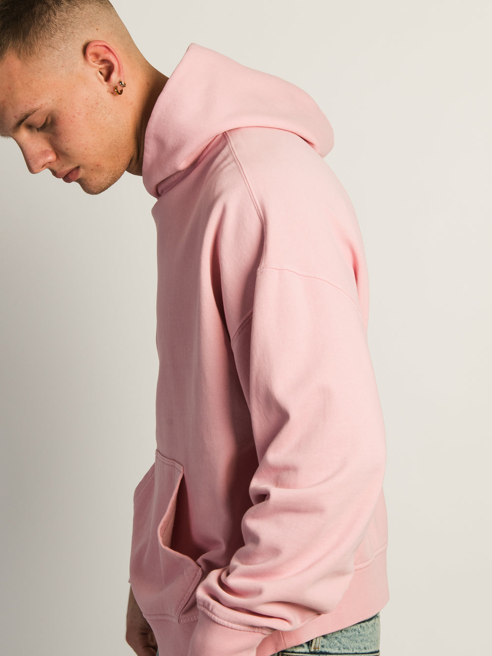 KOLBY RELAXED FIT HOODIE - PINK