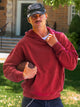 KOLBY KOLBY RELAXED FIT HOODIE - RED - Boathouse