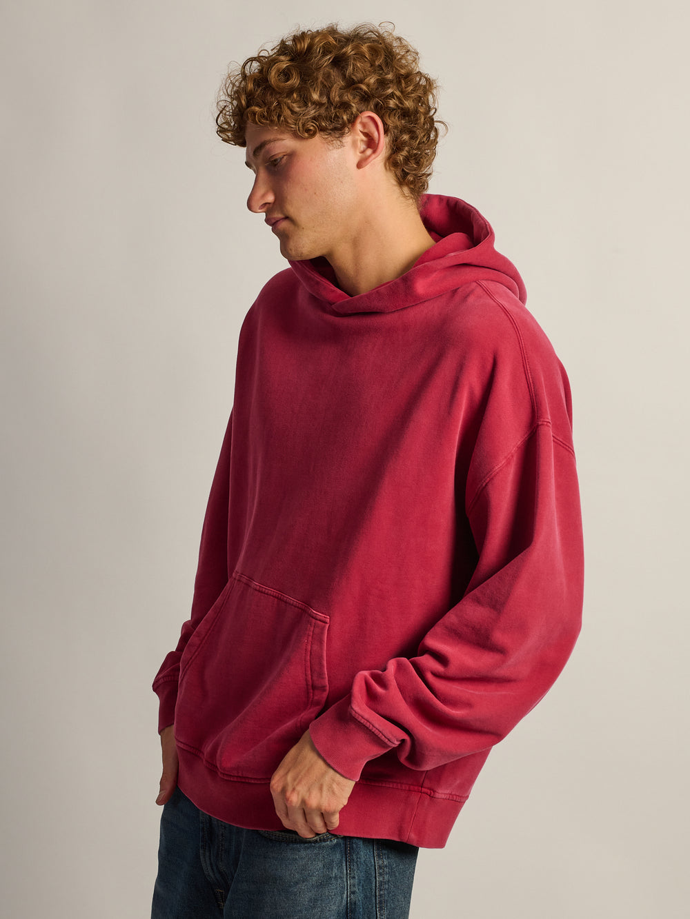 HOODIE DÉCONTRACTÉ KOLBY - ROUGE