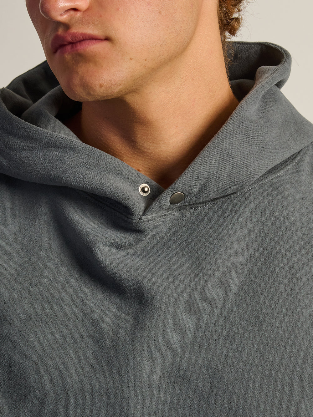 KOLBY RELAXED FIT HOODIE - CHARCOAL