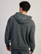 KOLBY RELAXED FIT QUARTER ZIP HOODIE - CHARCOAL
