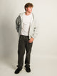 KOLBY KOLBY RELAXED CREW FIT FULL ZIP HOODIE - HEATHER GREY - Boathouse