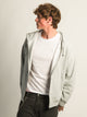KOLBY KOLBY RELAXED CREW FIT FULL ZIP HOODIE - HEATHER GREY - Boathouse